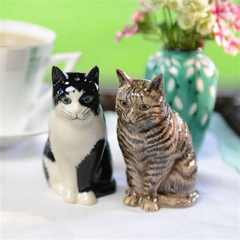 salt and pepper cat shakers|pylones cat salt pepper shakers.